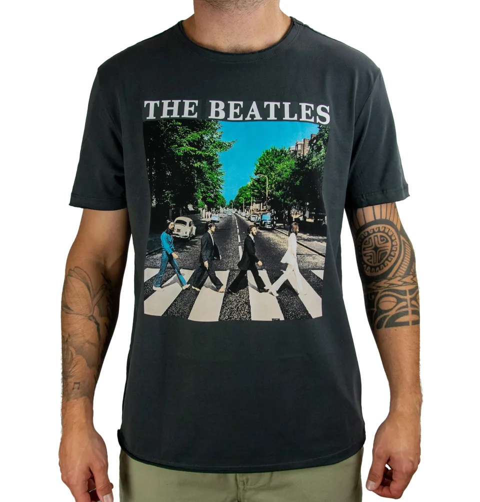 amplified-the-beatles-abbey-road-t-shirt-gr-e-l-vintage image 1