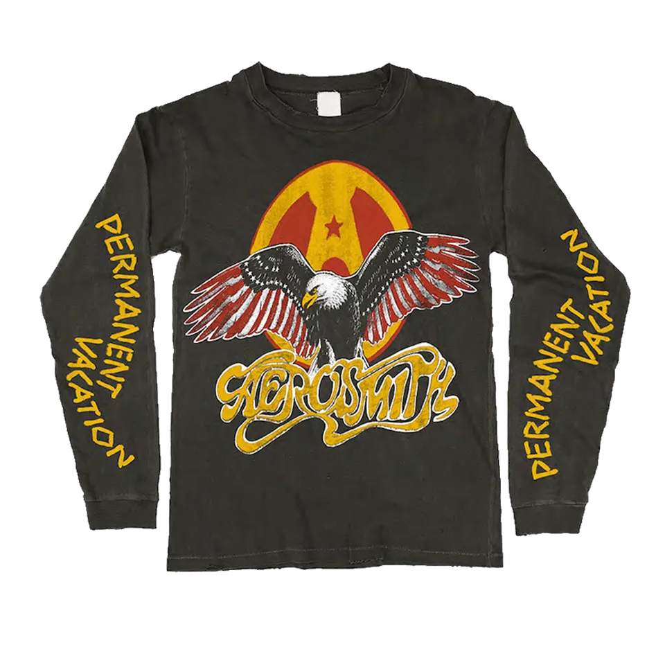 aerosmith-madeworn-eagle-longsleeve-baumwolle-unisex image 1