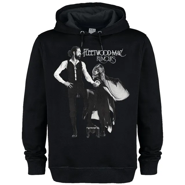 amplified-rumours-kapuzenpullover-schwarz-s-unisex-album-print image 1
