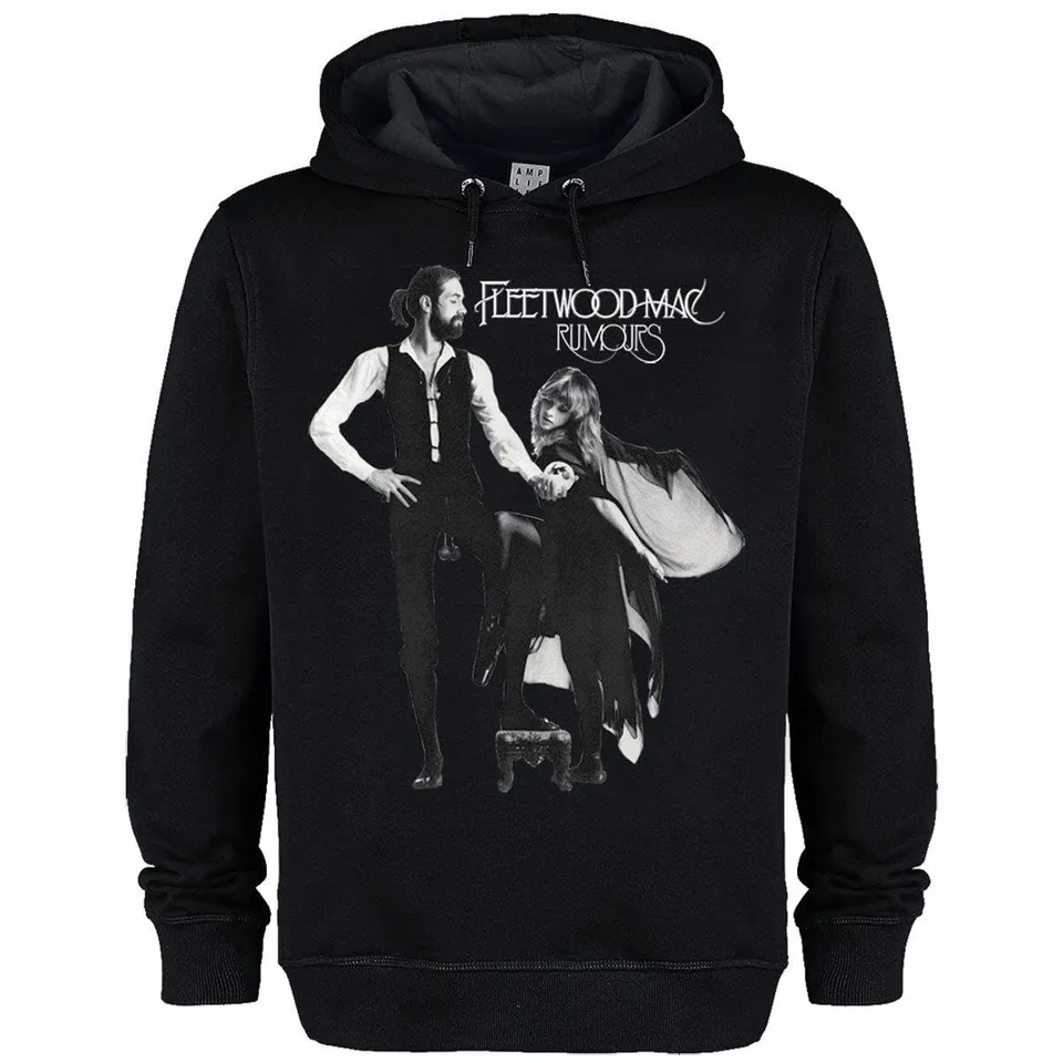 amplified-rumours-kapuzenpullover-schwarz-s-unisex-album-print image 1