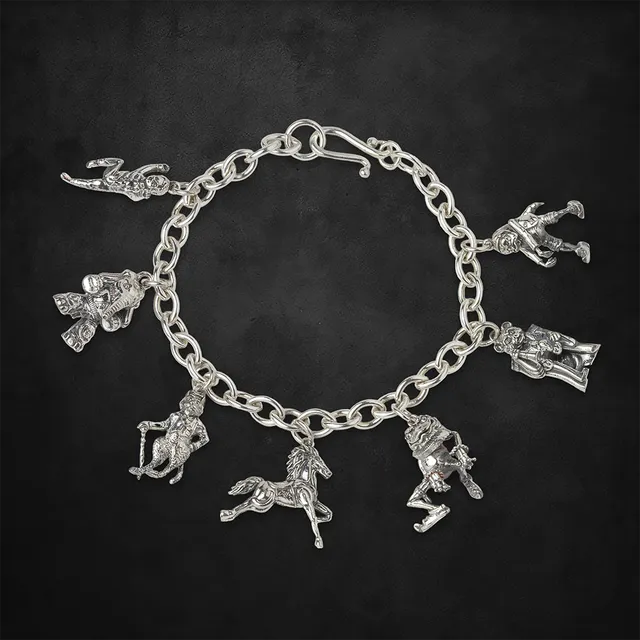 aerosmith-x-distefano-toys-charm-armband-silber image 1
