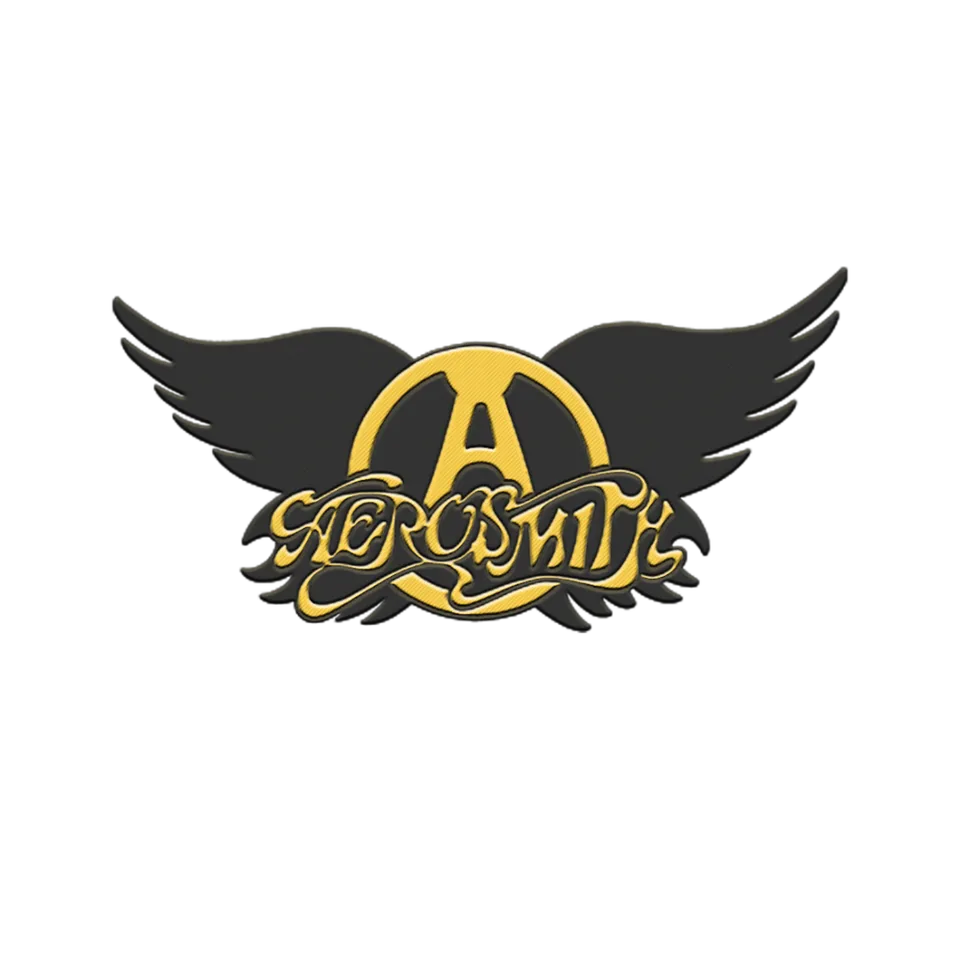 aerosmith-ruts-patch-aufn-her-logo-11-4-cm-schwarz image 1