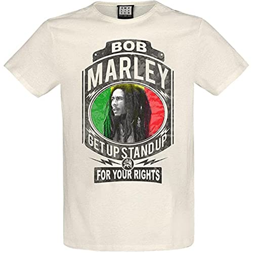 amplified-bob-marley-get-up-stand-up-t-shirt-wei-baumwolle image 2