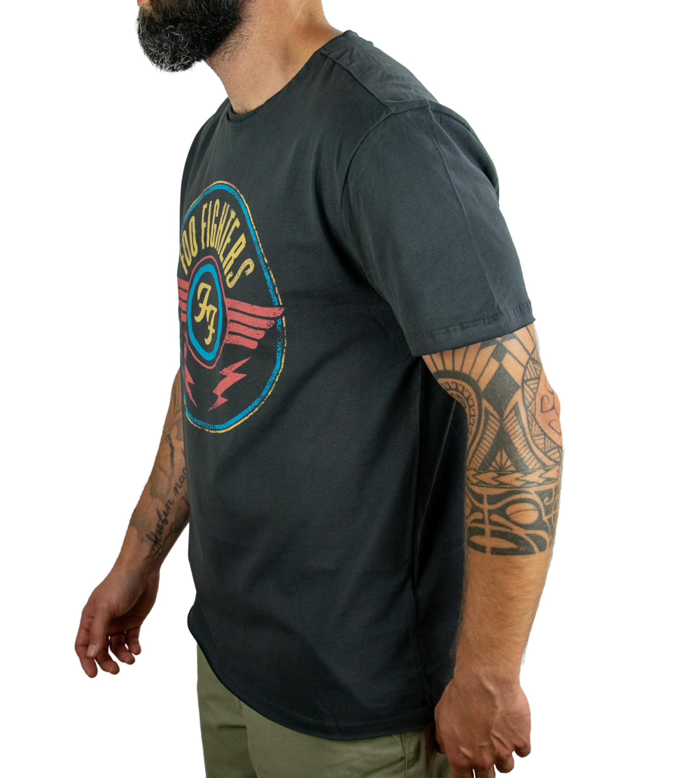 amplified-foo-fighters-ff-air-band-t-shirt-xl-grau-vintage image 5