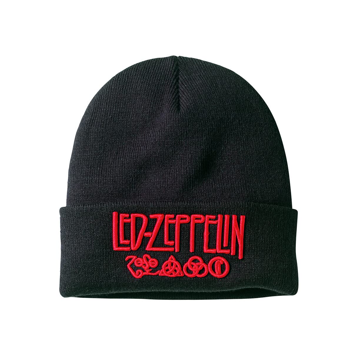 amplified-led-zeppelin-logo-beanie-m-tze-bestickt image 1