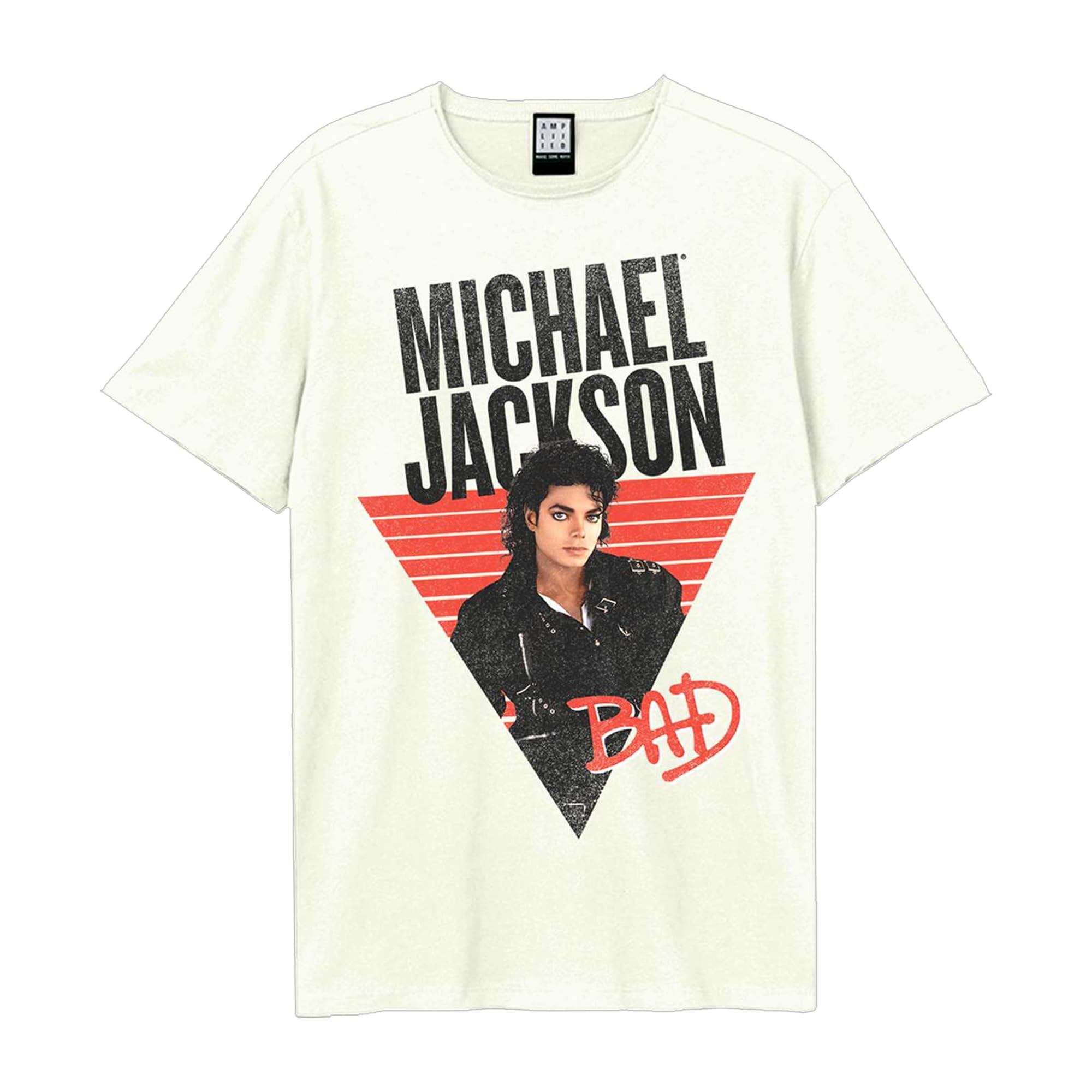 amplified-michael-jackson-bad-band-t-shirt-m-altwei-baumwolle image 5