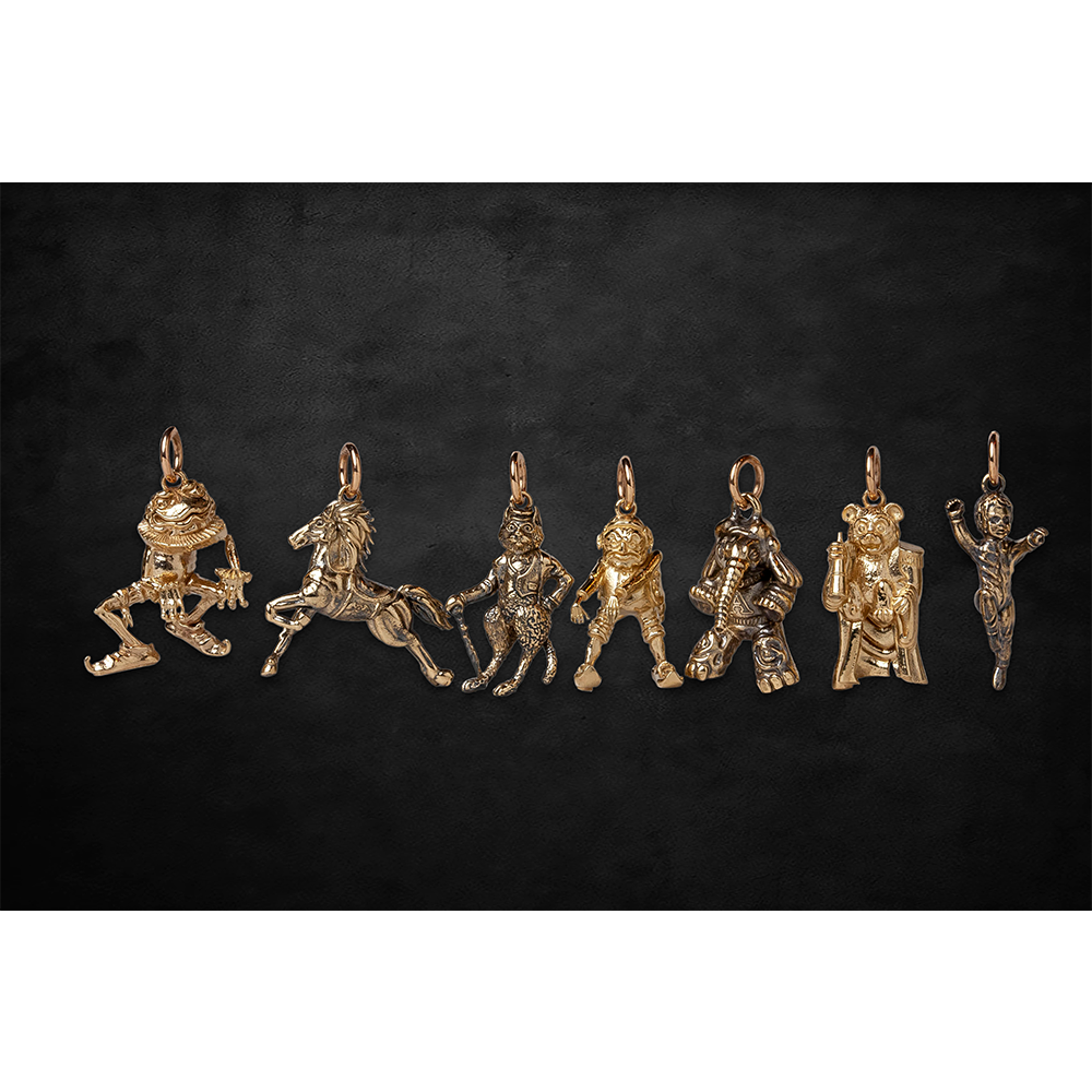 aerosmith-x-distefano-baby-face-charm-anhaenger-bronze-klein image 7