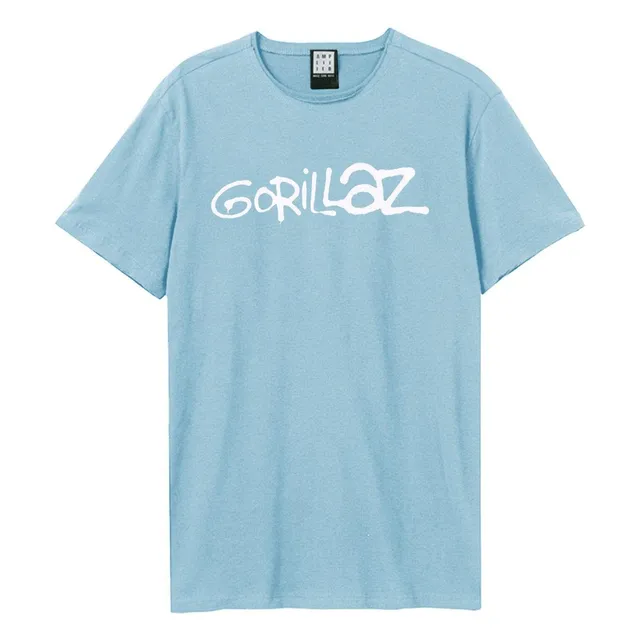amplified-gorillaz-logo-t-shirt-xs-charcoal-grau image 1