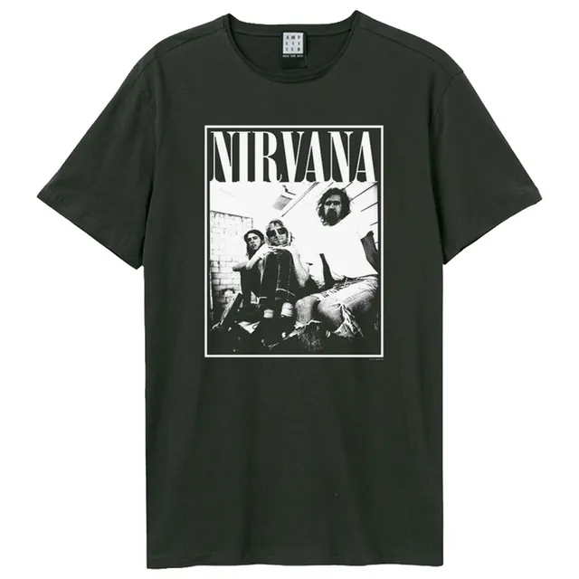 amplified-nirvana-group-shot-t-shirt-dunkelgrau-l-retro image 1