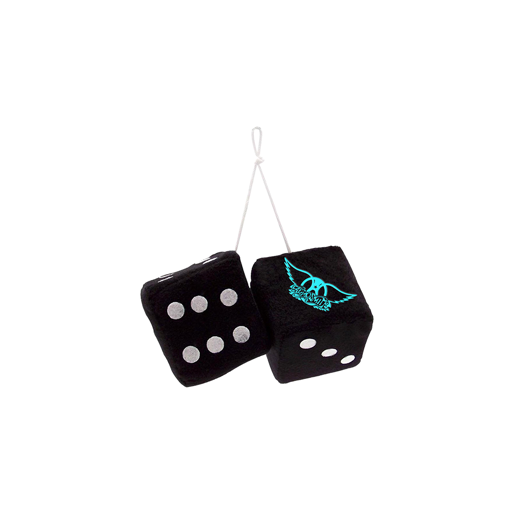 aerosmith-car-dice-autow-rfel-schwarz-bestickt-7-6-cm image 1