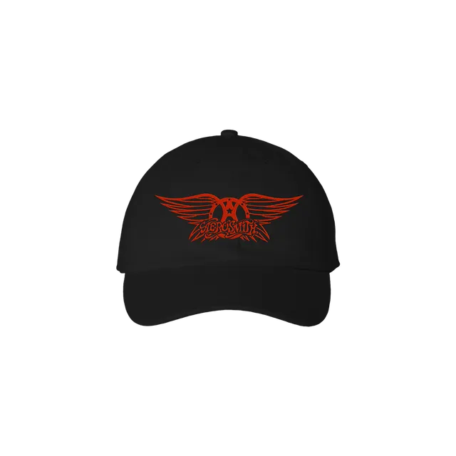 aerosmith-peace-out-dad-hat-basecap-schwarz-bestickt image 1