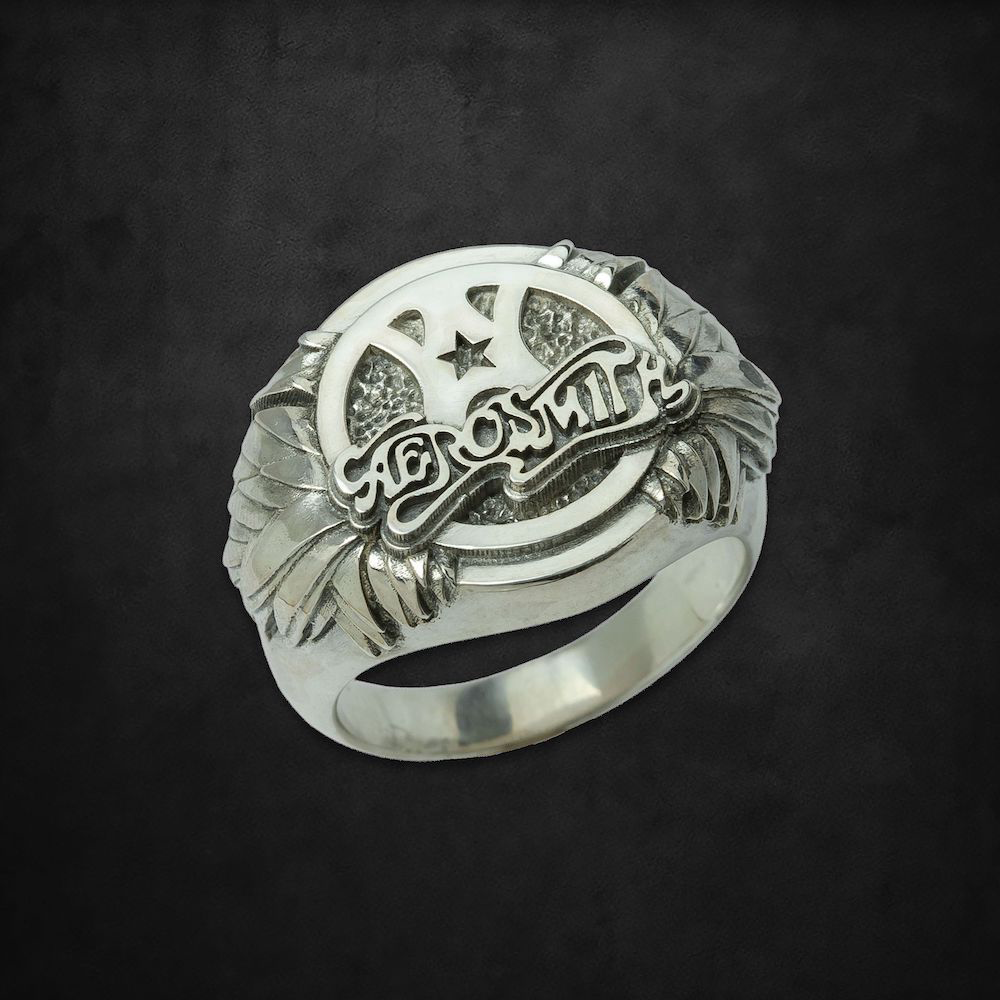 aerosmith-x-distefano-classic-signet-ring-siegelring-sterlingsilber image 3