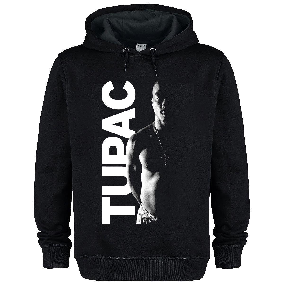 amplified-tupac-portrait-hoodie-gr-e-m-kapuzenpullover-fleece image 1