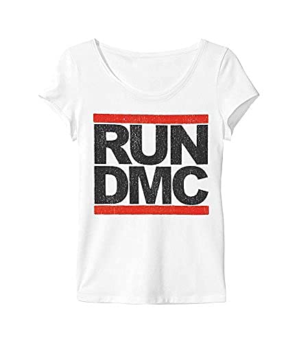 amplified-run-dmc-logo-t-shirt-damen-wei-40 image 1