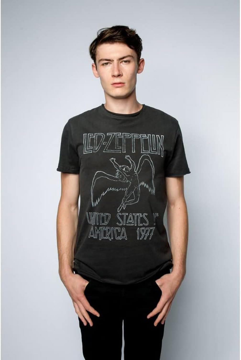 amplified-led-zeppelin-tour-77-t-shirt-groesse-m image 2