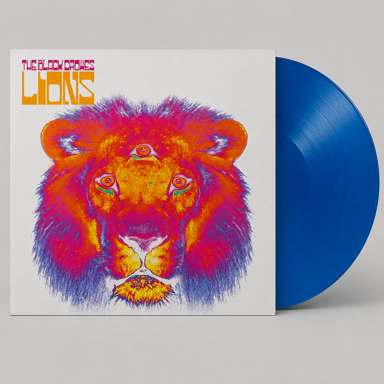 black-crowes-lions-lp-clear-cobalt-blue-vinyl-25th-anniversary image 1