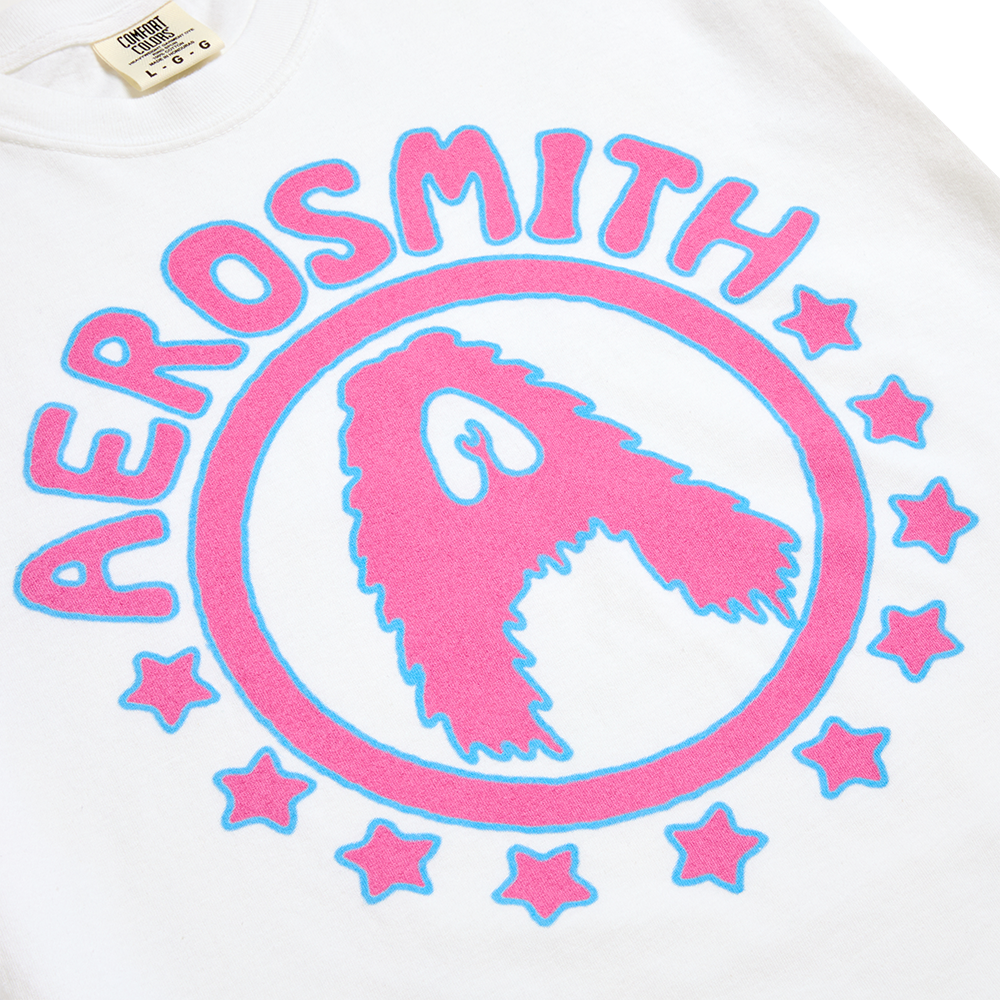 aerosmith-white-star-t-shirt-wei-vintage image 3