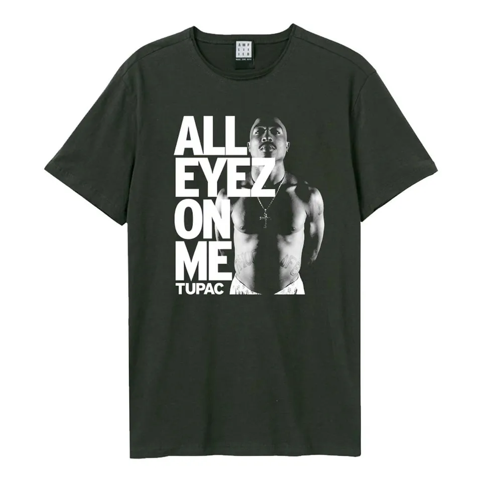 amplified-tupac-all-eyez-on-me-t-shirt-charcoal-xs image 1