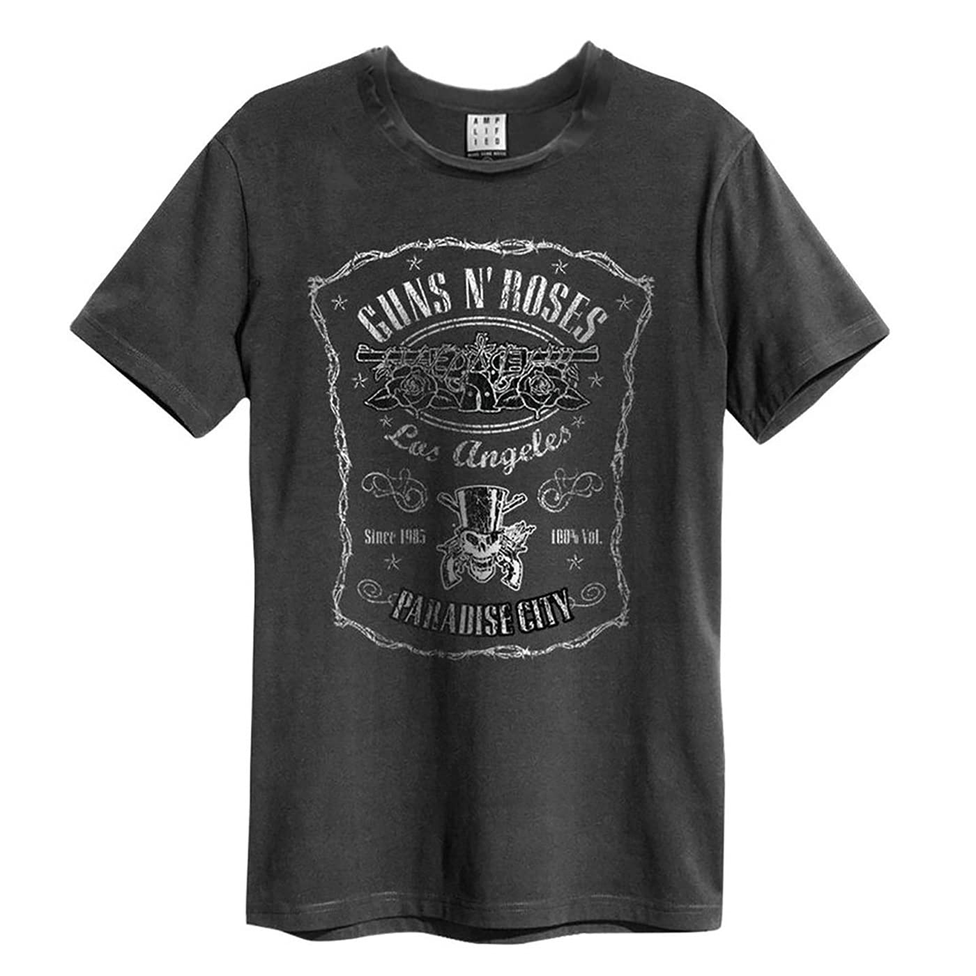 amplified-guns-n-roses-paradise-city-t-shirt-herren-grau-s image 8