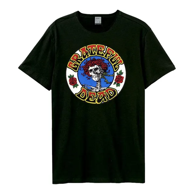 amplified-grateful-dead-stealie-logo-t-shirt-schwarz-baumwolle image 1