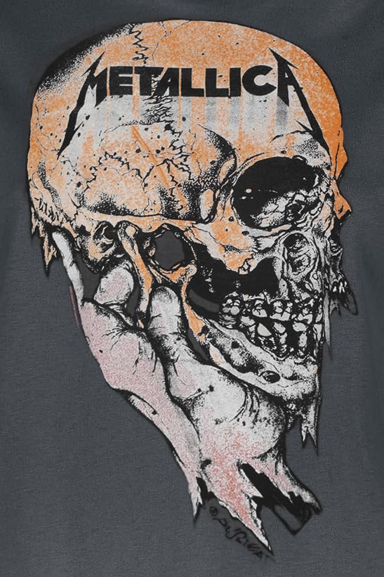 amplified-metallica-sad-but-true-t-shirt-damen-charcoal image 5