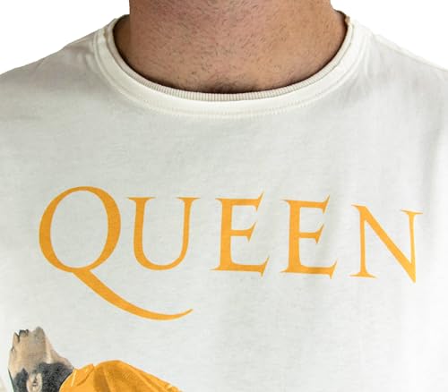 amplified-queen-freddie-mercury-triangle-t-shirt-altweiss-groesse-s image 7