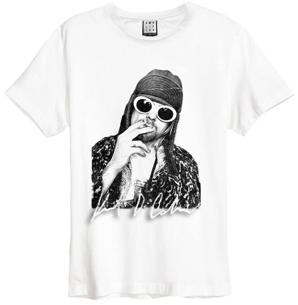 amplified-kurt-cobain-photograph-t-shirt-vintage-unisex image 1
