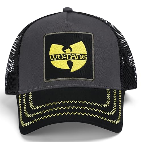 amplified-wu-tang-clan-trucker-cap-snapback-dunkelgrau image 6