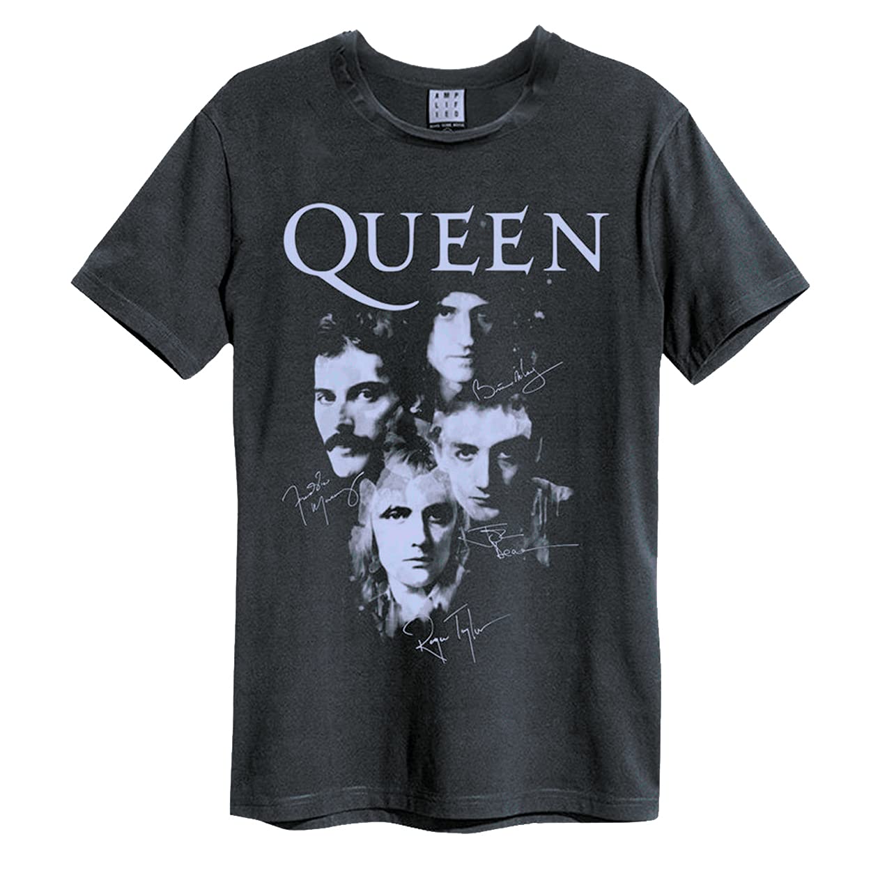 amplified-queen-autographs-band-t-shirt-teal image 2