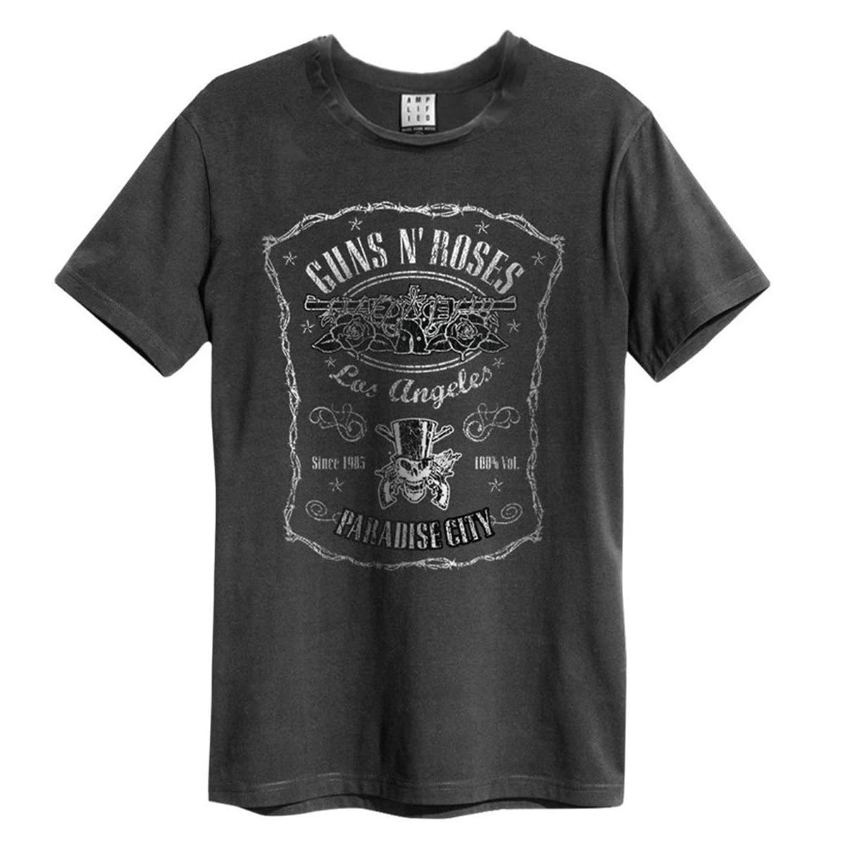 amplified-guns-n-roses-paradise-city-t-shirt-herren-grau-s image 7