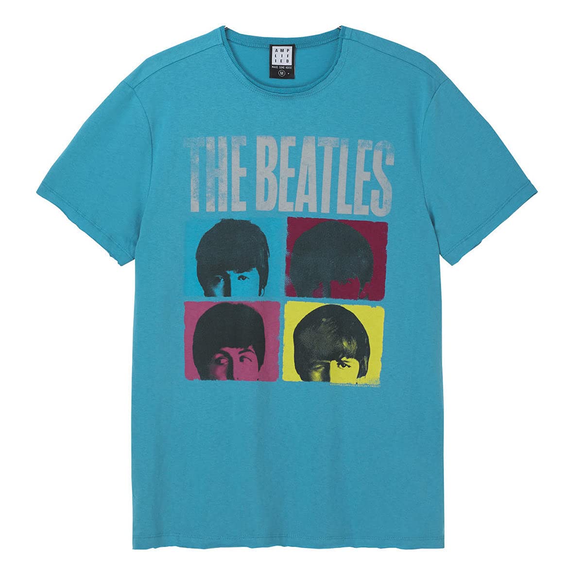 amplified-beatles-hard-days-night-t-shirt-grau image 5
