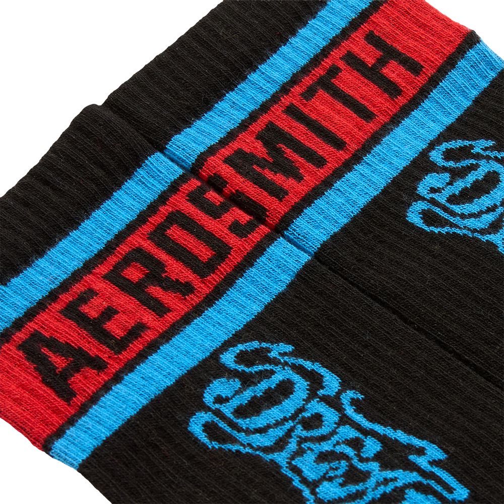 aerosmith-dream-on-socken-schwarz-baumwolle-crew image 4