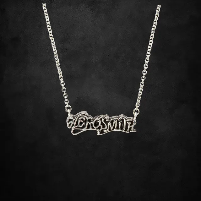 aerosmith-x-distefano-1975-logo-halskette-silber-18-zoll image 1