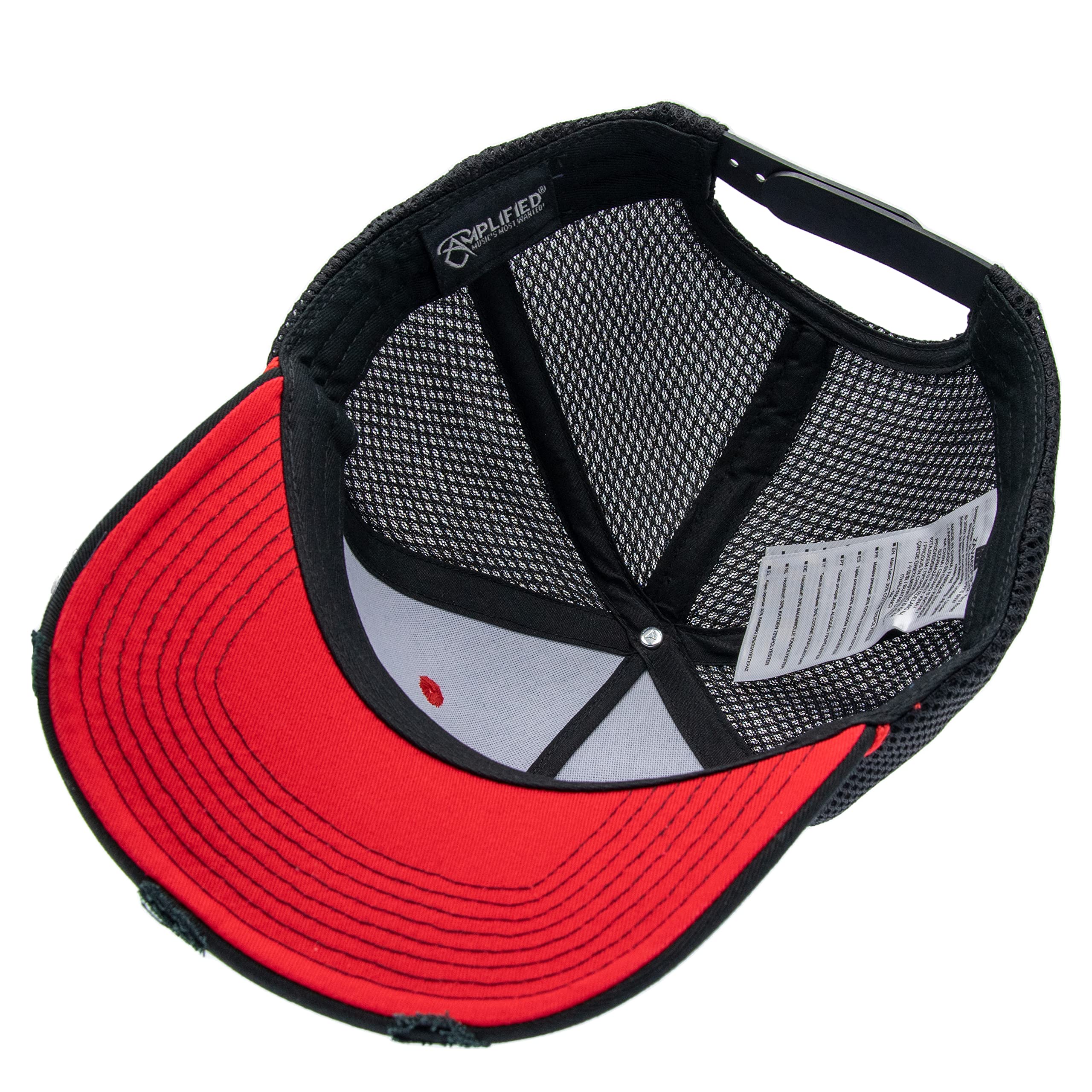 amplified-trucker-band-logo-cap-schwarz-snapback-mesh image 4