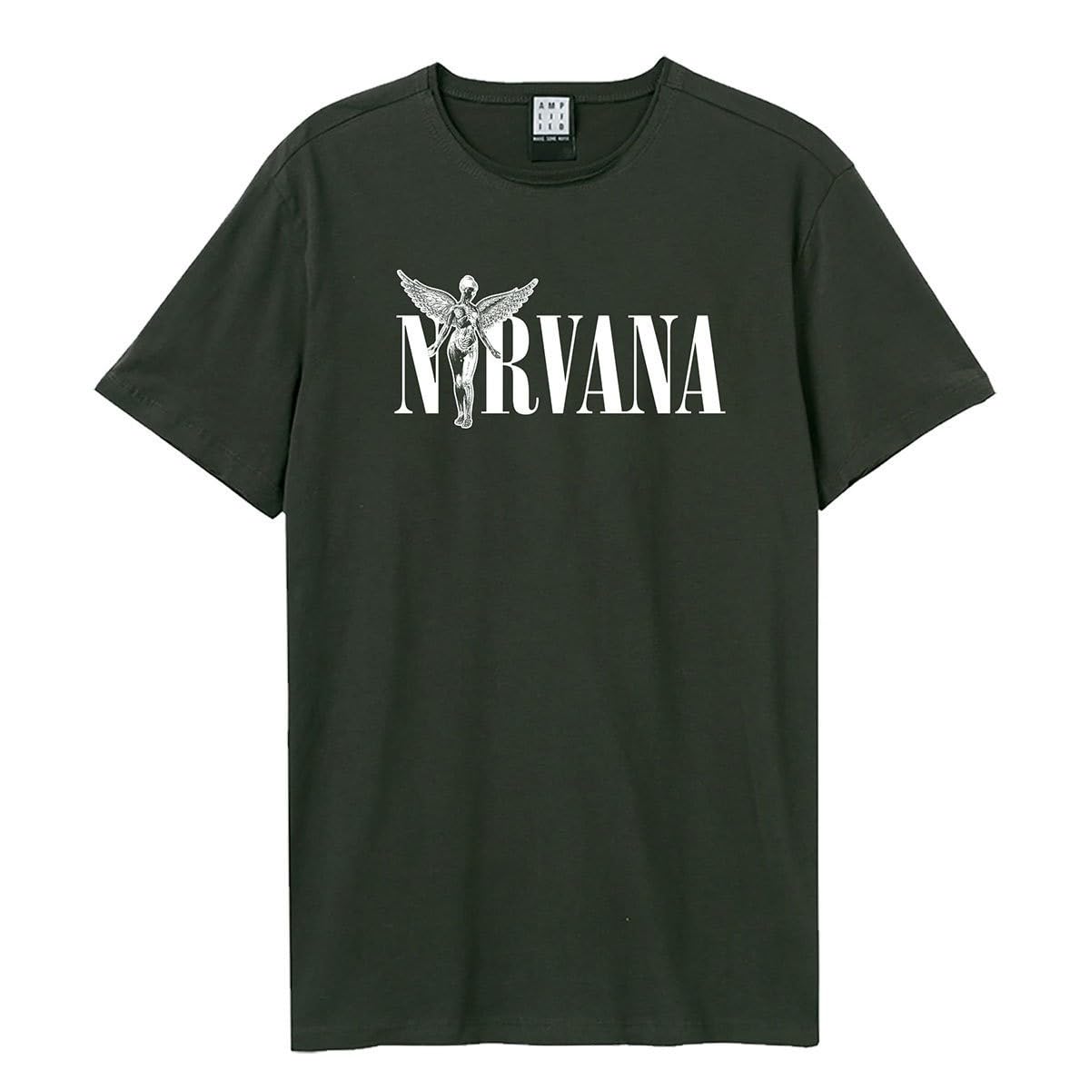 amplified-nirvana-in-utero-band-t-shirt-l-schwarz-baumwolle image 1