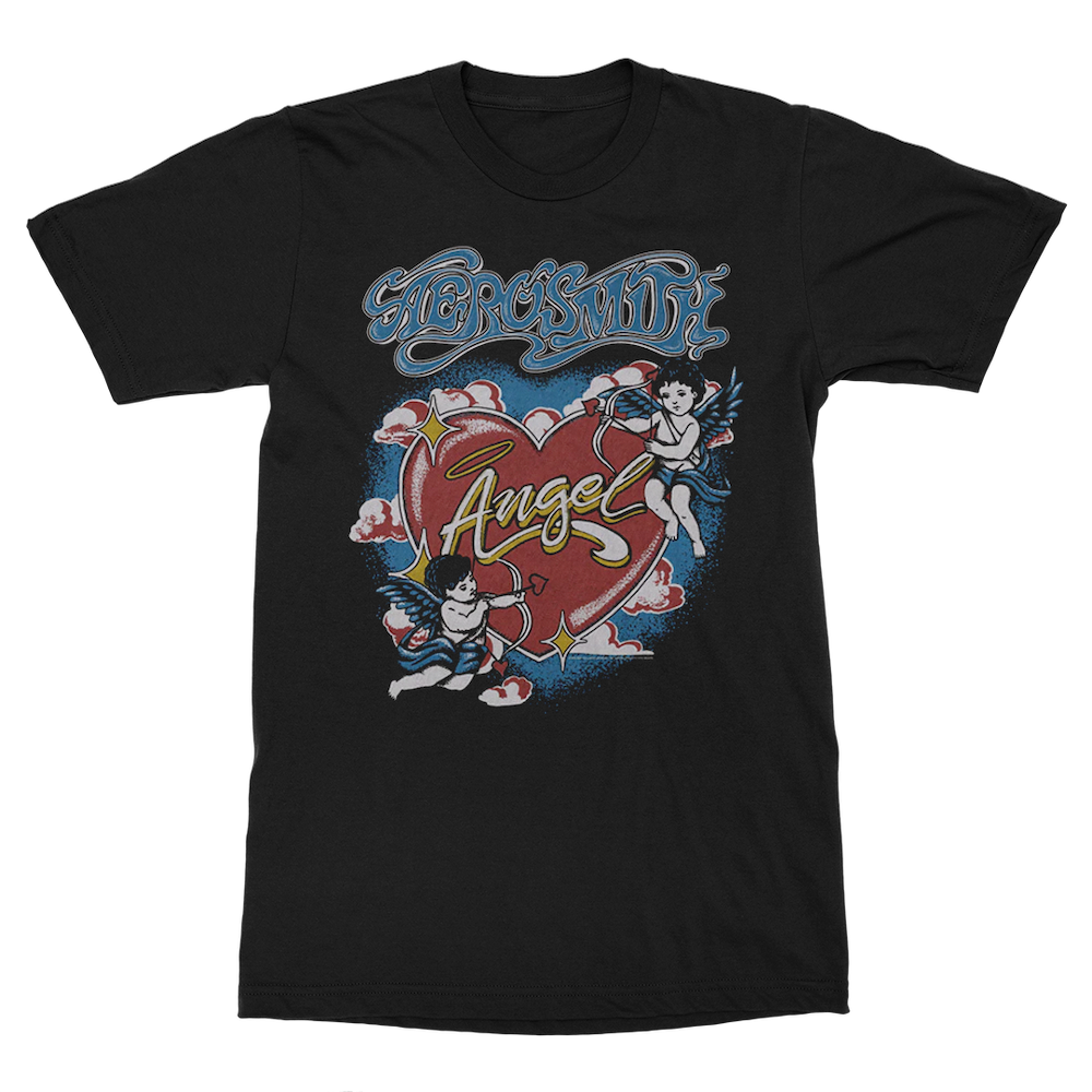 aerosmith-angel-heart-t-shirt-schwarz-unisex image 1