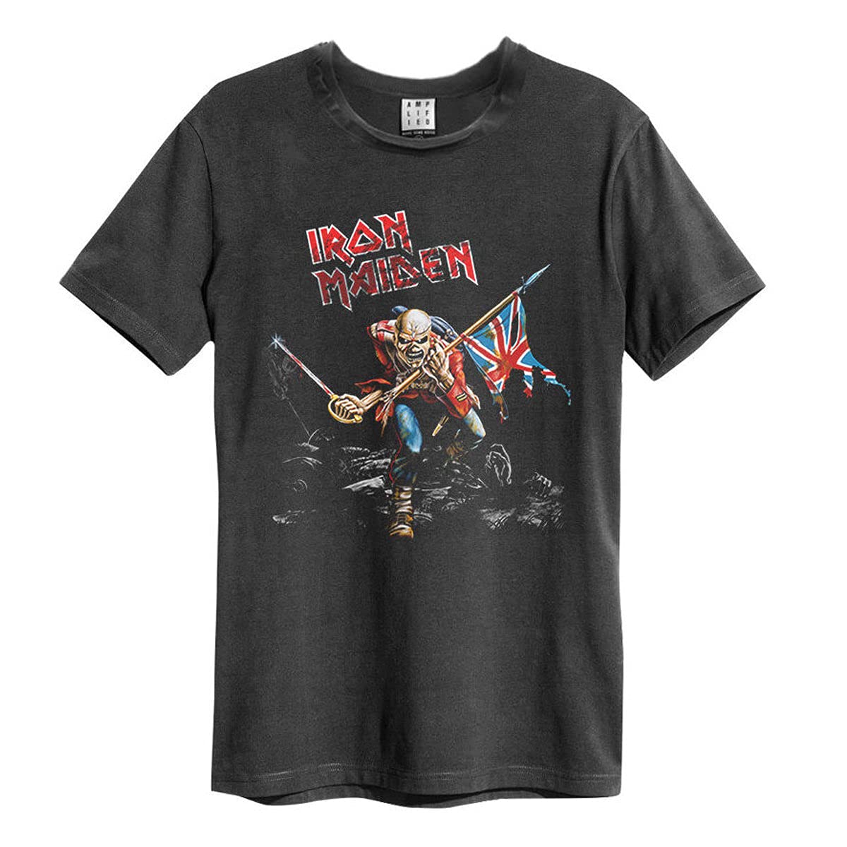amplified-iron-maiden-trooper-t-shirt-gr-e-m-vintage image 5