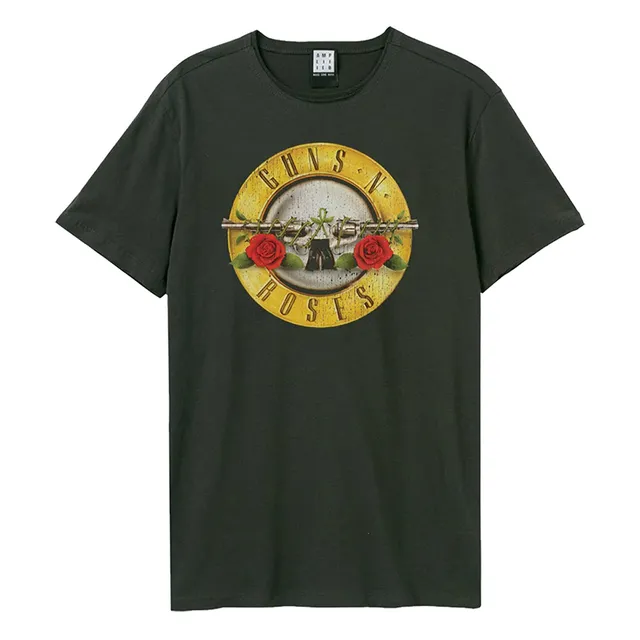 amplified-guns-n-roses-drum-band-t-shirt-grau-herren image 1