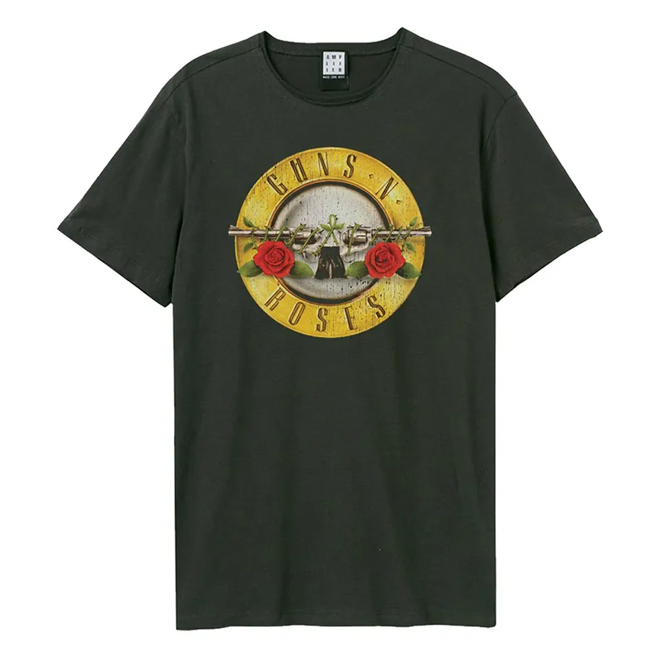 amplified-guns-n-roses-drum-band-t-shirt-grau-herren image 1