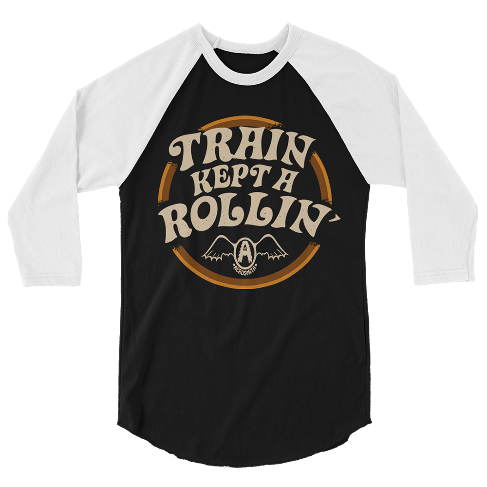 aerosmith-train-kept-a-rollin-raglan-shirt-schwarz-wei image 1
