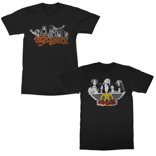 aerosmith-live-at-the-summit-t-shirt-schwarz-unisex-tour-1977 image 1