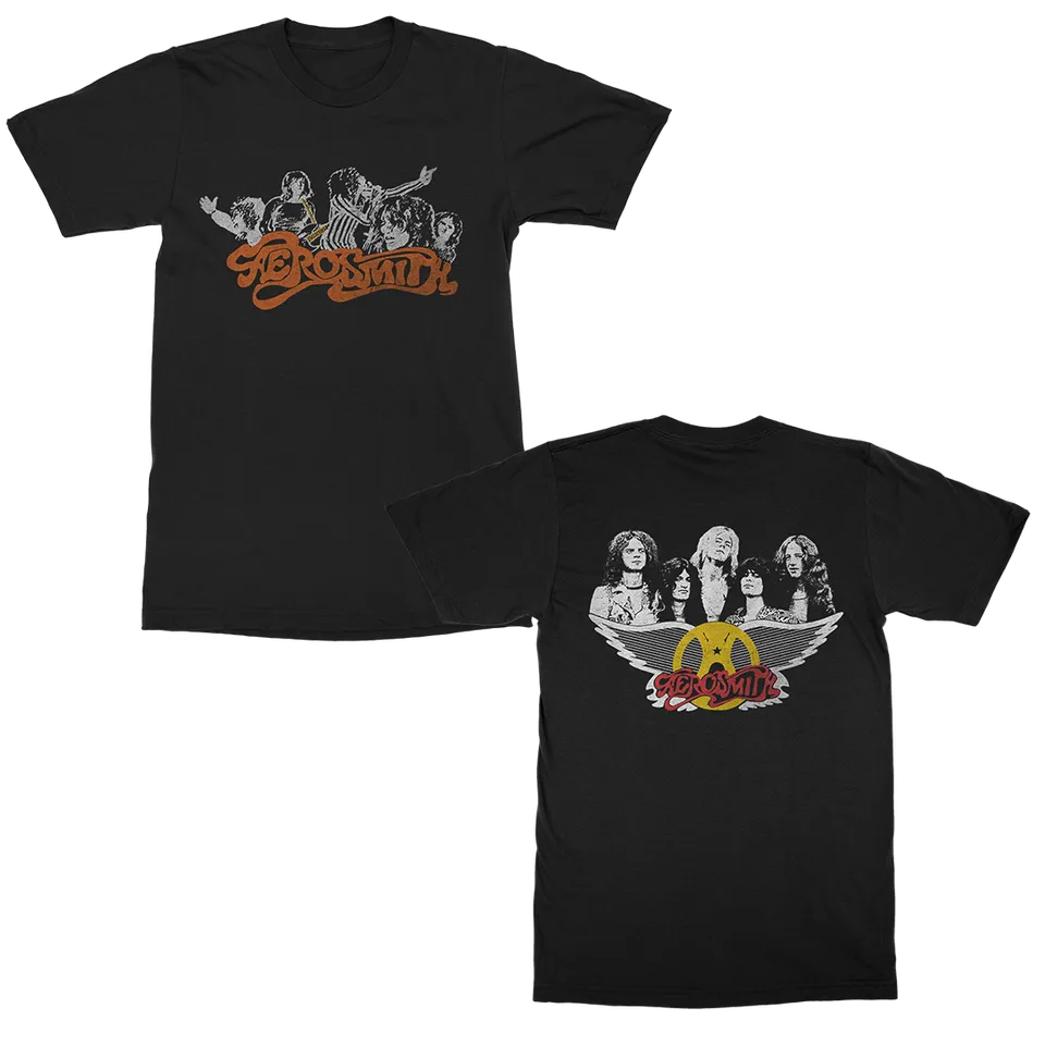 aerosmith-live-at-the-summit-t-shirt-schwarz-unisex-tour-1977 image 1