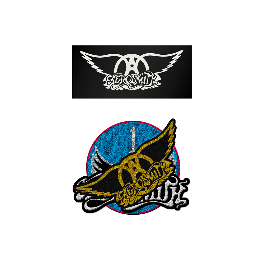 aerosmith-patch-set-3-teilig-b-gelpatches-80er-logo image 1