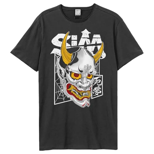 amplified-samuria-mask-t-shirt-unisex-vintage-japan-grafik image 3