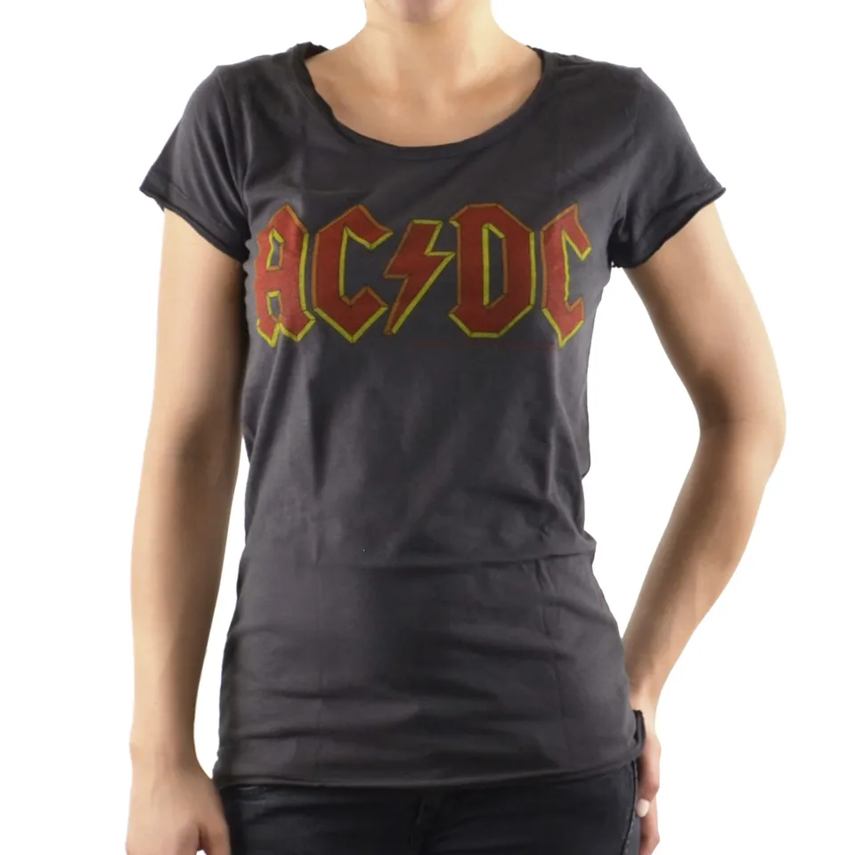 amplified-acdc-logo-band-t-shirt-damen-38-schwarz image 1