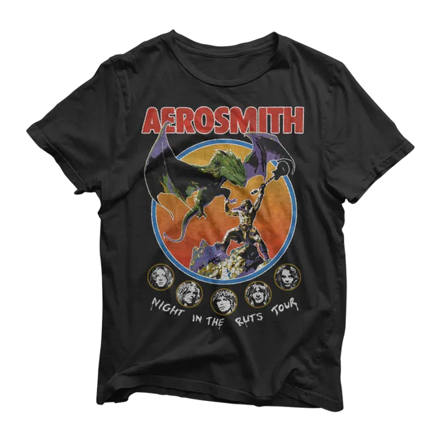 aerosmith-ruts-new-era-t-shirt-schwarz-unisex image 1