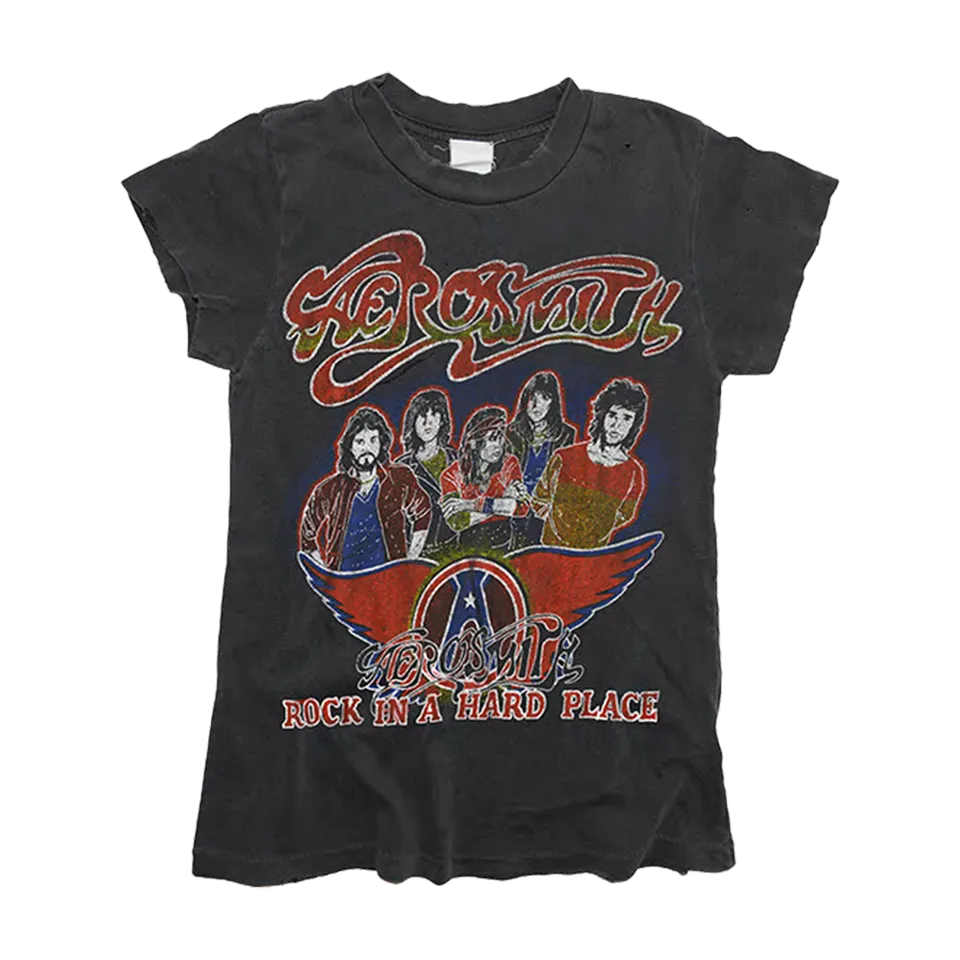 aerosmith-rock-in-a-hard-place-t-shirt-baumwolle-unisex image 1