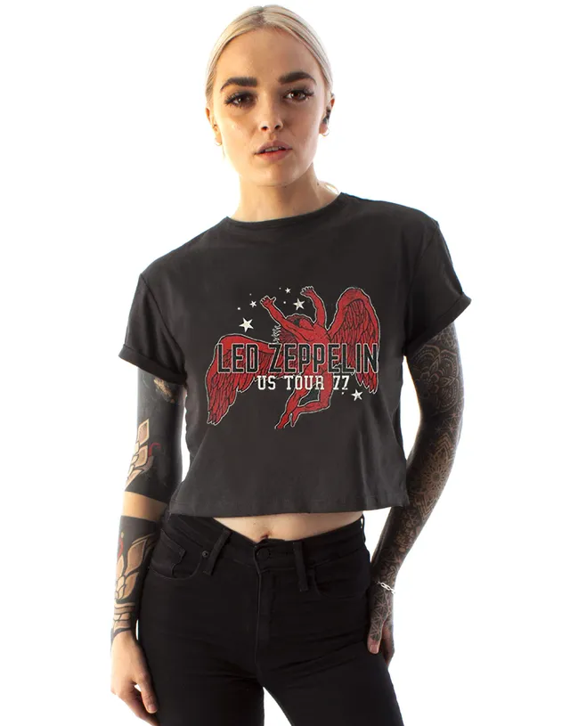amplified-led-zeppelin-icarus-77-t-shirt-damen-cropped image 1