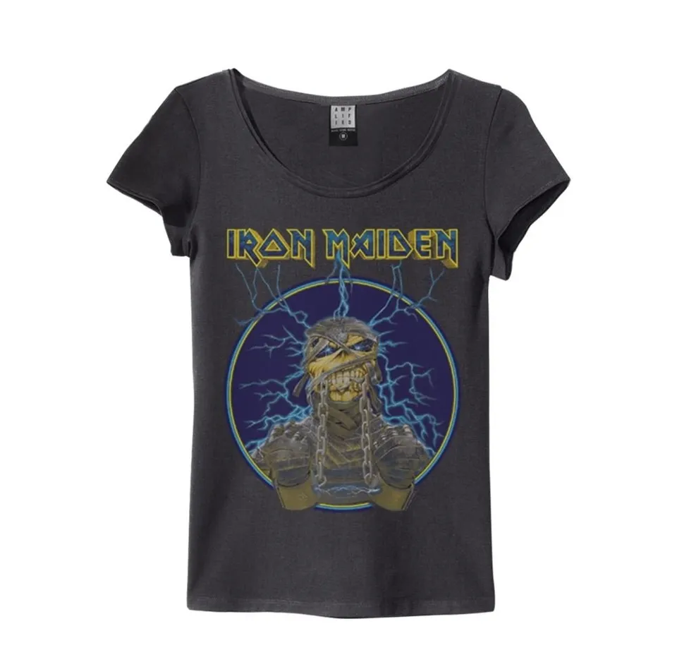 amplified-iron-maiden-mummy-crew-tee-t-shirt-damen image 1
