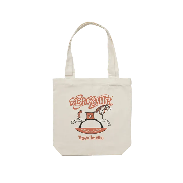 aerosmith-horse-tote-bag-stoffbeutel-natur image 1